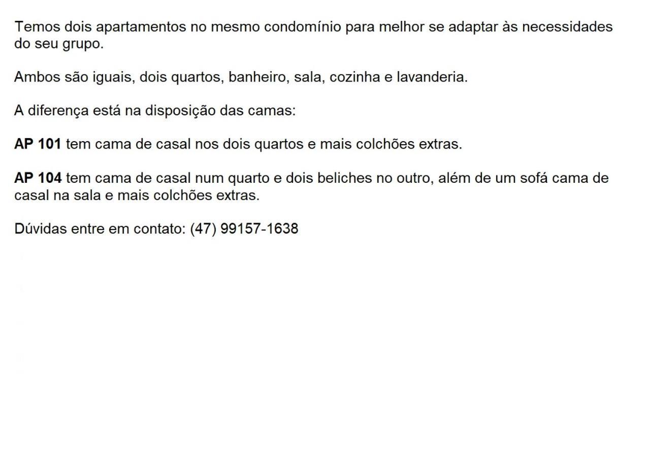 Apartamento Inteiro 2 Quartos Mobiliado Jaraguá do Sul Exterior foto